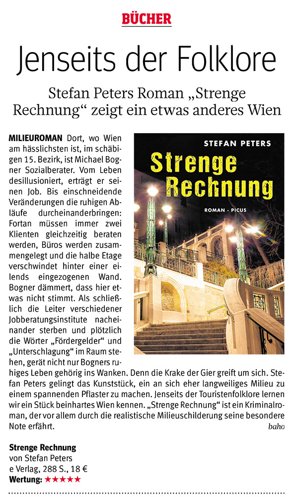 WAZ Rezension Strenge Rechnung